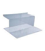 2 Tier Slatwall Perspex Shoe Display
