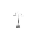 2 Way Chrome Rail Stand with Stepped Arms