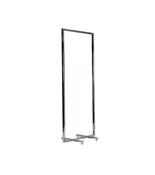 2ft Chrome Floor Hanging Clothes Rail