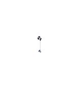 2m Chrome Wall Cable Kit