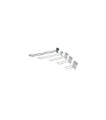 30cm (12") Chrome Euro Hook for Slatwall