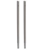 EVERHOLD 30cm Silver Height Extension Posts for Heavy Duty Clothes Rail (Pair)