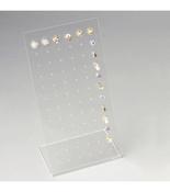 36 Pair Clear Acrylic Stud Earring Display Stand
