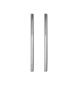 45cm Chrome Height Extension Posts for Heavy Duty Clothes Rail (Pair)