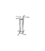 4 Way Straight Chrome Display Rail Stand