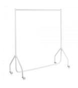 4ft Junior Gloss White Heavy Duty Clothes Rail