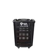 52L Black Shop &amp; Roll Shopping Basket