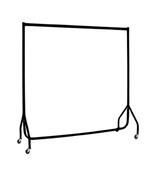EVERHOLD 5ft Black Heavy Duty Clothes Rail