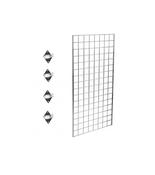 5ft Gridwall Display with Wall Mounting Brackets