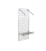 5ft Gridwall Sloping Arms &amp; Shelf Wall Display
