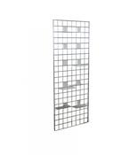 5ft Gridwall Wall Mounted Shoe Display Kit