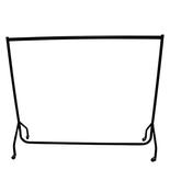 EVERHOLD 6ft Black Heavy Duty Clothes Rail 