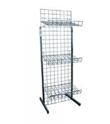 6ft Gridwall 3 x Sloping Shelf 'T' Leg Display Kit