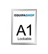 A1 Lockable Silver Snap Frame - 32mm