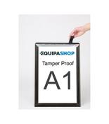 A1 Tamper Proof Black Snap Frame - 25mm image