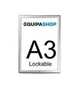 A3 Lockable Silver Snap Frame - 25mm