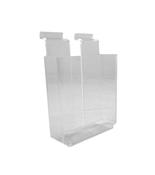 A4 Clear Acrylic Leaflet Holder for Slatwall