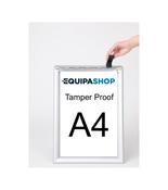 A4 Tamperproof Silver Snap Frame - 25mm