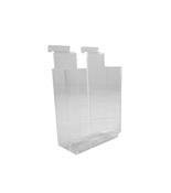 A5 Clear Acrylic Leaflet Holder for Slatwall