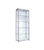 Aluminium Tower Showcase with Double Door - 198cm x 100cm x 40cm image