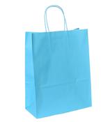 Baby Blue Paper Bag - Small - Pack of 50 image
