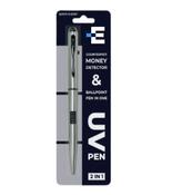 Ballpoint Pen with UV Light Counterfeit Detector