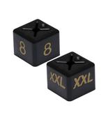 Black and Gold Size Cube - Pack of 50
