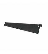 Black Blade Brackets (Pair) for Metal Shelf - Various Sizes