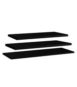 Black Melamine Shelf - Various Widths Available