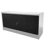 Black Sliding Door for 1800mm Black Full Glass Display Counter