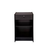 Black Till Block with with Shelf and Lockable Drawer - 600mm x 600mm x 900mm