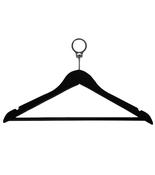 Black Wood Wishbone Captive Hanger - 50 Pack - 450mm