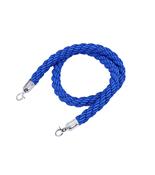 Blue rope &amp; chrome ends - 1500mm
