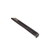 Chrome Flat Oval Steel Tubing Rail - 300cm