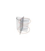 Chrome Gridwall Wire Triangular Shelf