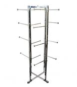Chrome Lingerie Display Tower