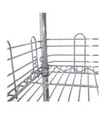 Chrome Shelf Edge for Mesh Shelving