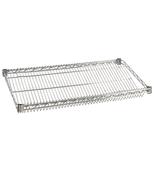 Chrome Slanted Wire Shelf for Mesh Shelving - 45cm x 120cm