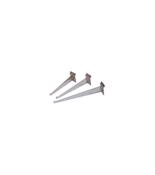 Chrome Slatwall Single Shelf Bracket For Plastic Shelf - 250mm image