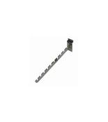 Chrome Sloping Flat Arm with 10 Notches for Slatwall