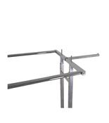 Chrome Straight Arm for Adjustable Double Clothes Rail - 320mm