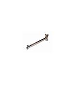 Chrome Straight Oval Arm for Slatwall 40cm