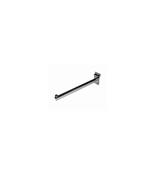 Chrome Straight Rectangle Arm for Slatwall 30cm
