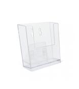 Clear A6 Portrait Free Standing or Wall Mounted Leaflet Holder