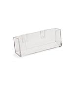 Clear Acrylic Clip On Business Landscape Card Holder