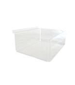 Clear Acrylic Display Tray for Slatwall - 20cm x 15cm x 7.5cm