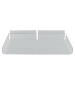 Clear Acrylic Slatwall Tray - 30cm x 15cm x 3cm