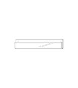 Clear Acrylic Wall Mounted Exhibition Card Rack - 60cm