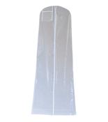 Clear Economy Gown Dress Cover with 8" Tapered Gusset image