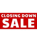 'Closing Down Sale' Poster - 1500mm x 650mm